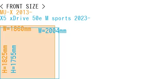 #MU-X 2013- + X5 xDrive 50e M sports 2023-